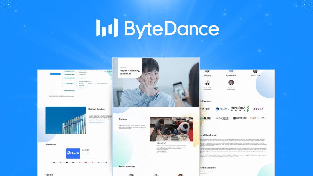 ByteDance SEO case study by Zain Ali with 120 percent organic traffic growth