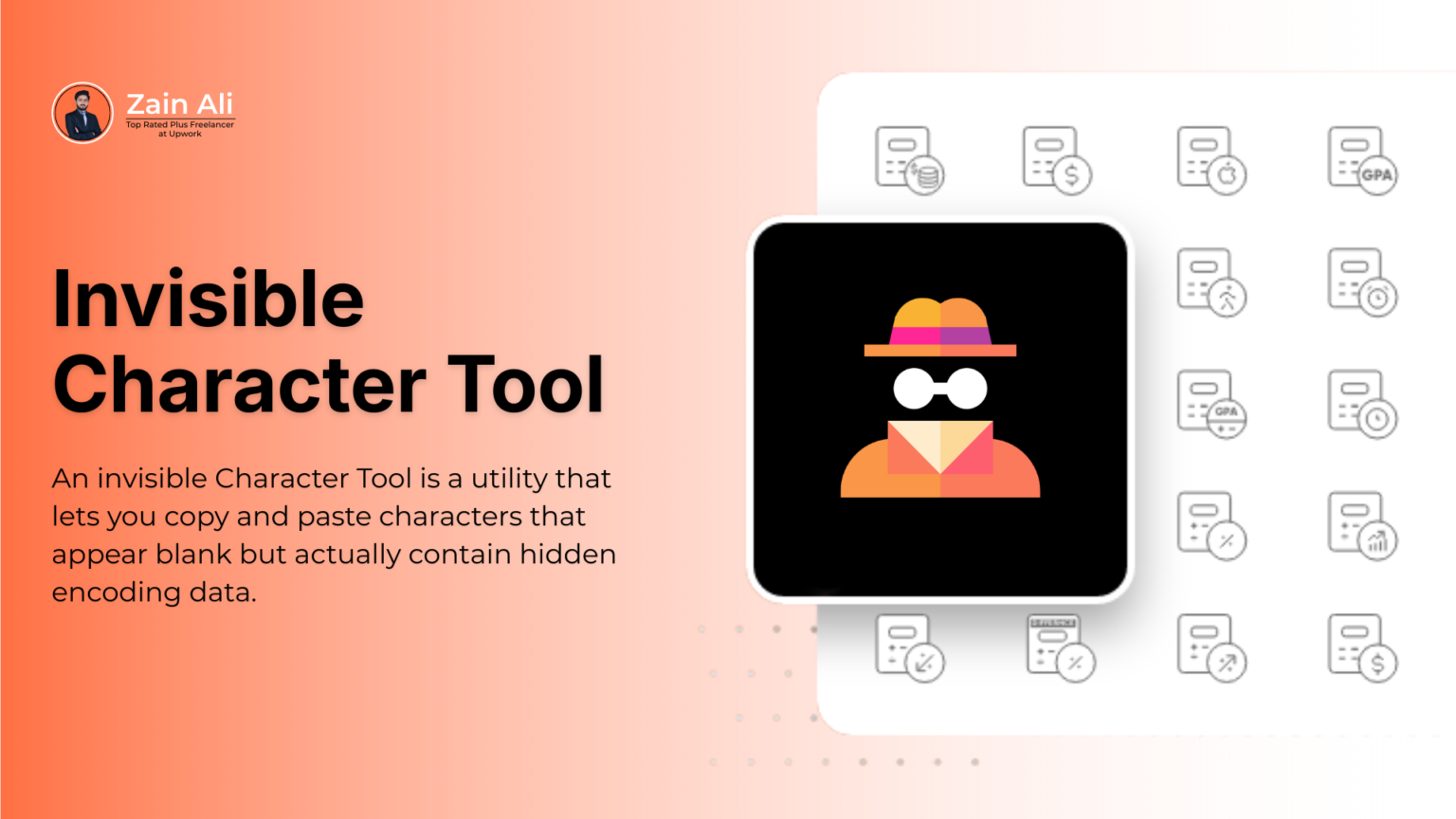 Invisible Character Tool for Blank Text Copy