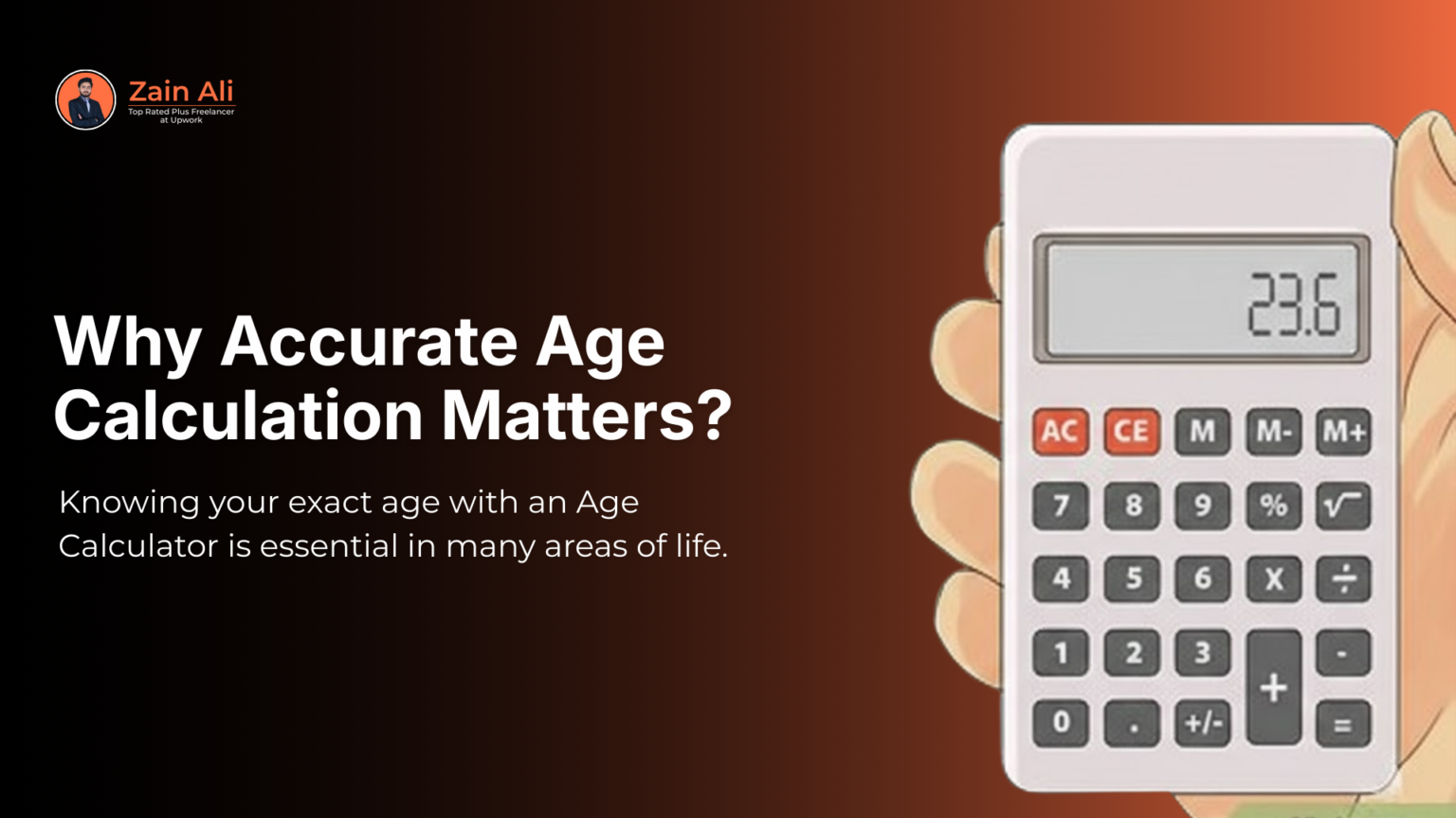 Accurate Age Calculator – Calculate Age by DOB Fast